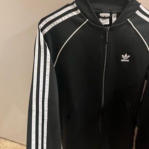 Adidas track suit zip up